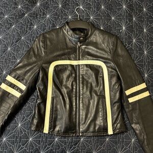 Wilsons Leather Black and white  Jacket
